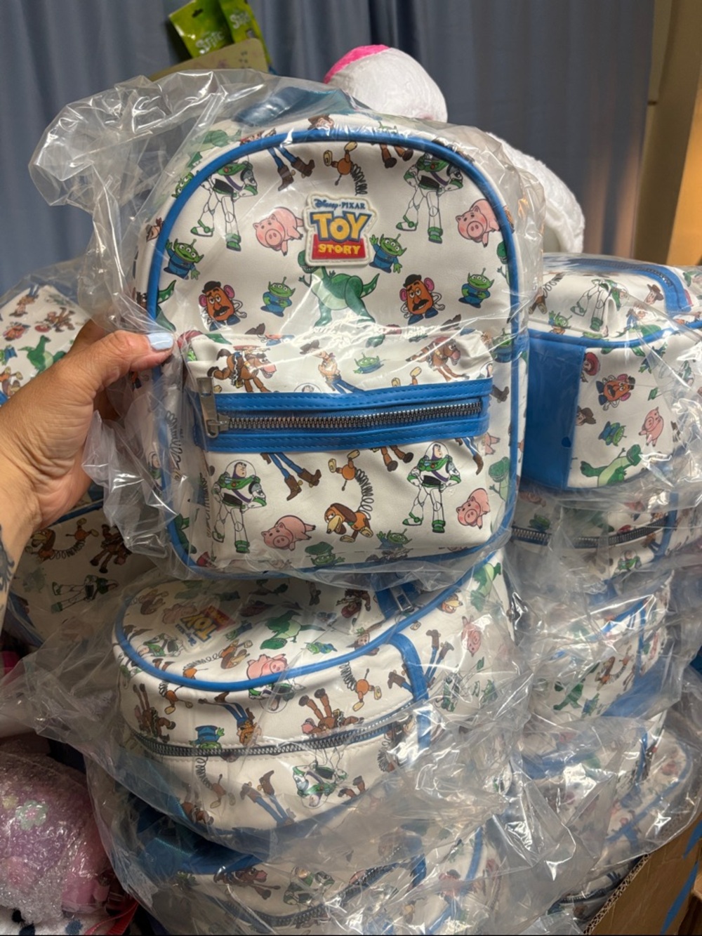 Disney Toy Story White & Blue Mini Backpack